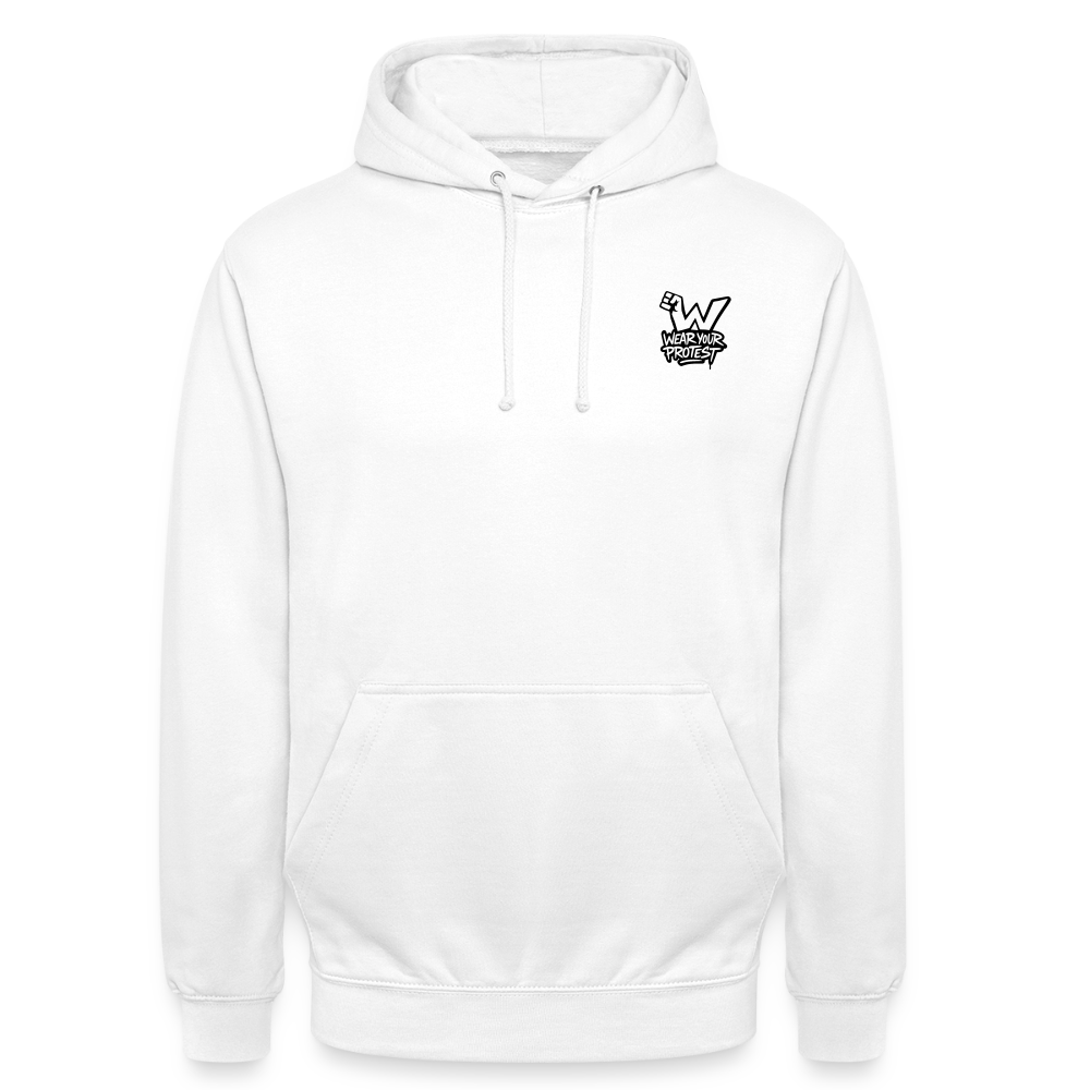 Permission to Breathe - Cotton Unisex Hoodie - white