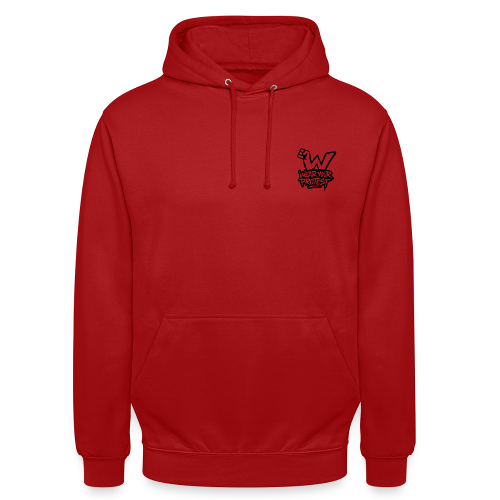 Cash is King - Cotton Unisex Hoodie - red