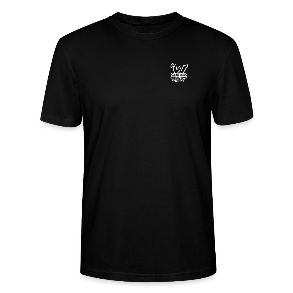 Permission to Breathe - Cotton Unisex Tshirt - black