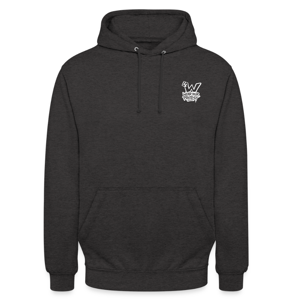 Permission to Breathe - Cotton Unisex Hoodie - charcoal grey