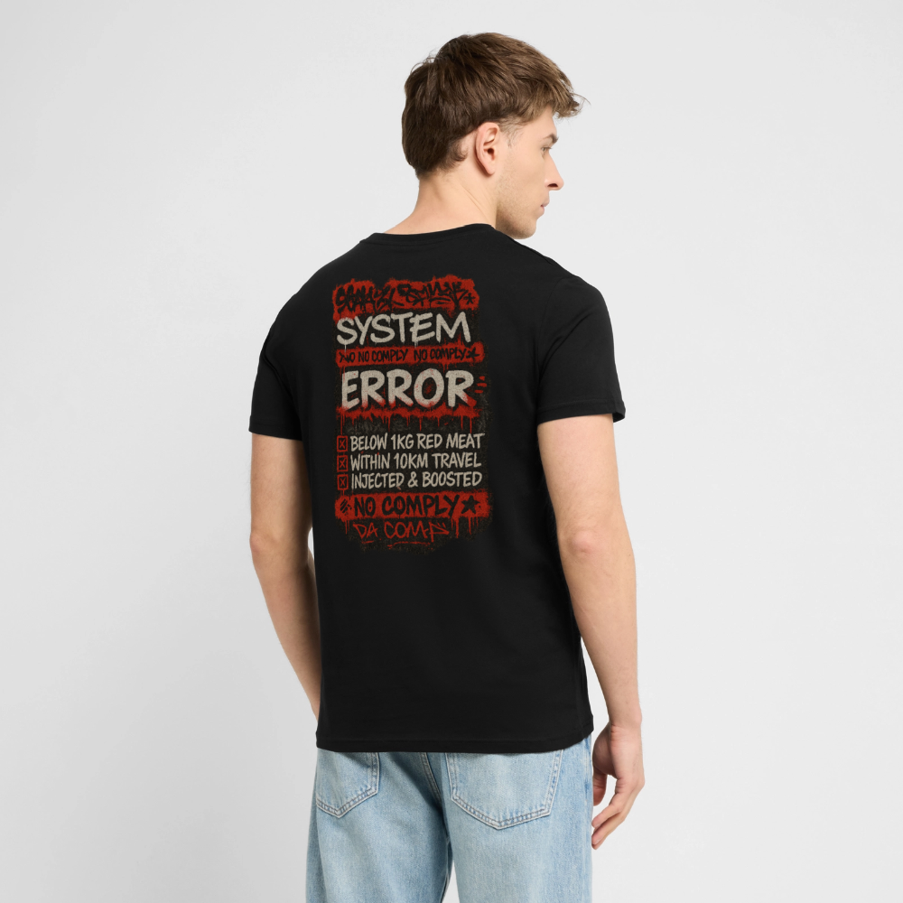 No Comply - Cotton Unisex Tshirt  (Graffiti Version) - black