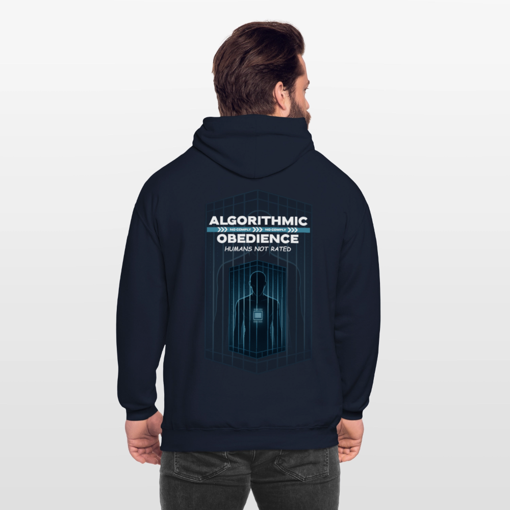 Obedience - Cotton Unisex Hoodie - navy