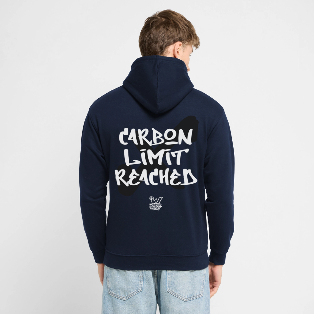 Limit Reached - Cotton Unisex Hoodie - navy