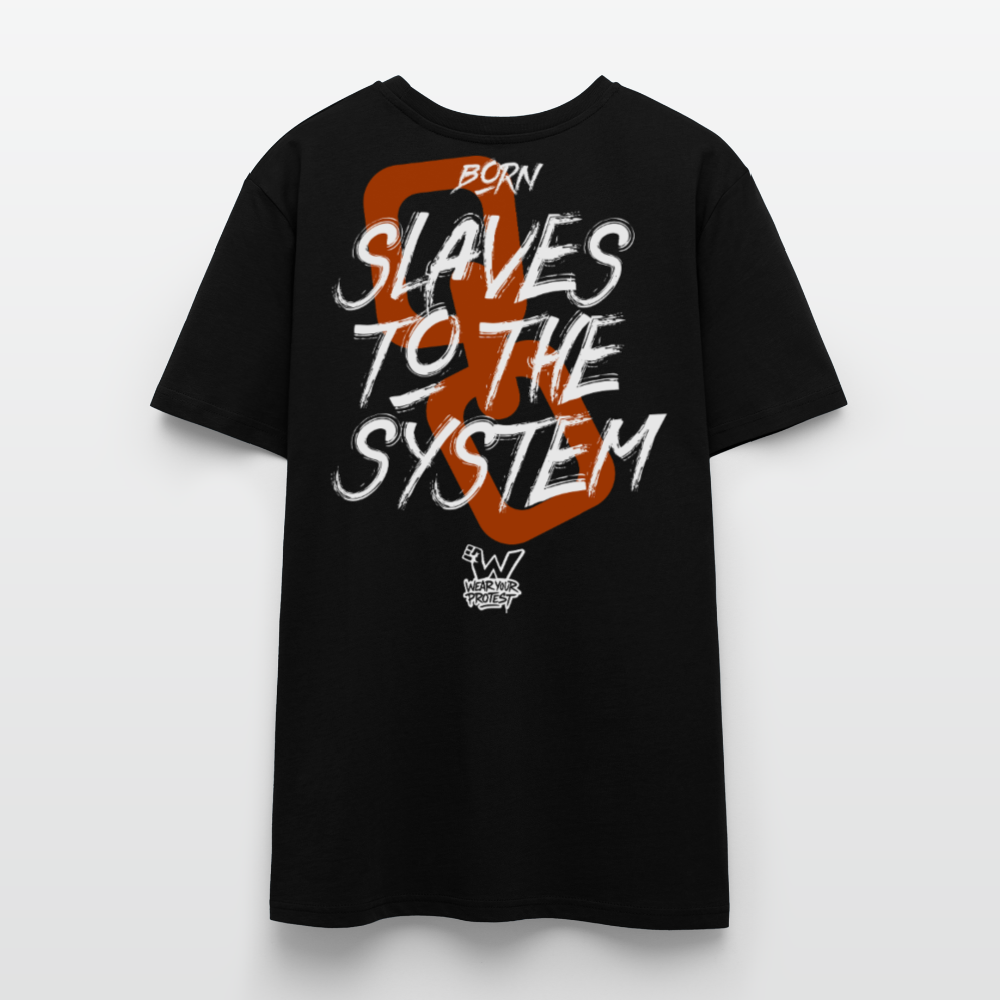 Born a Slave - Cotton Unisex Hoodie - black