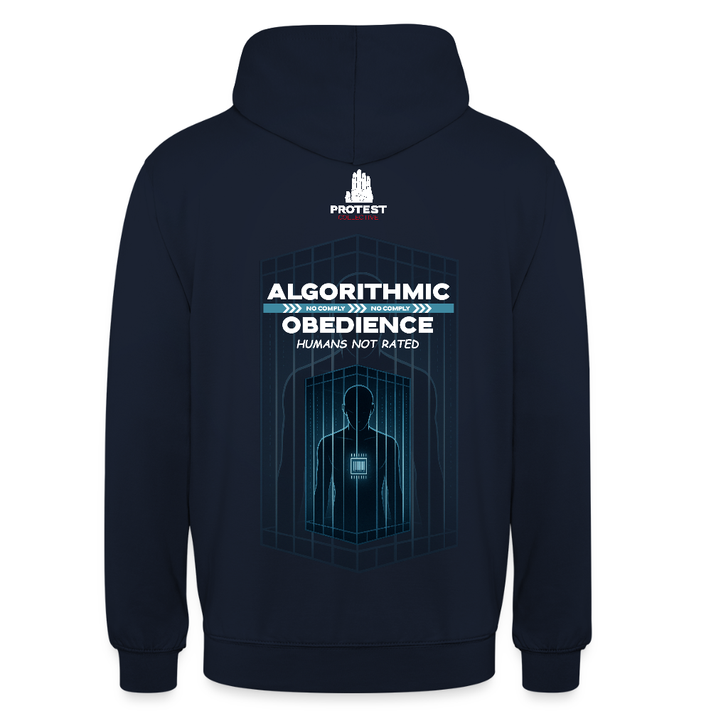 Obedience - Cotton Unisex Hoodie - navy