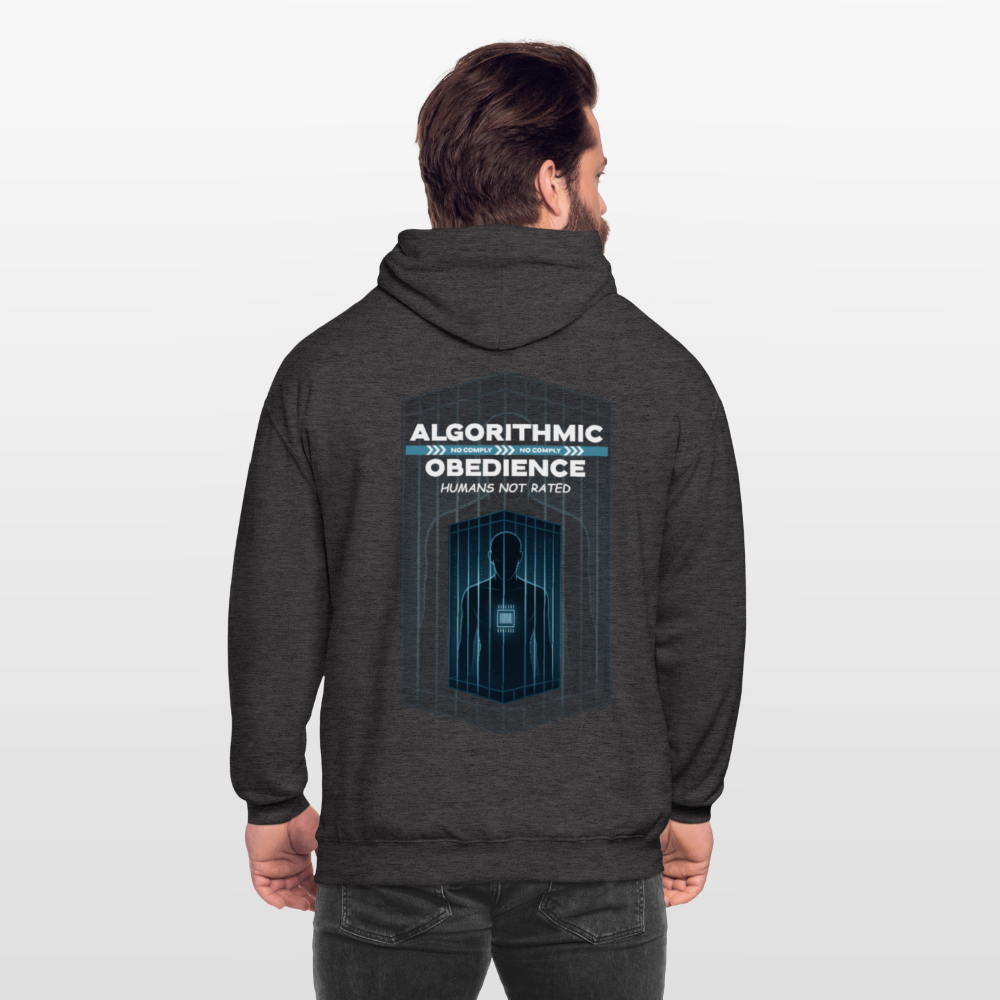 Obedience - Cotton Unisex Hoodie - charcoal grey