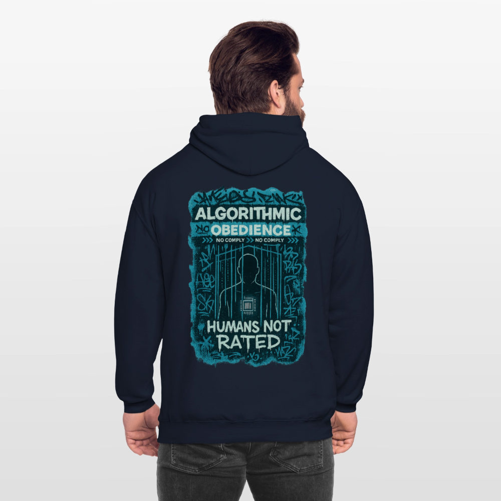 Obedience - Cotton Unisex Hoodie - navy