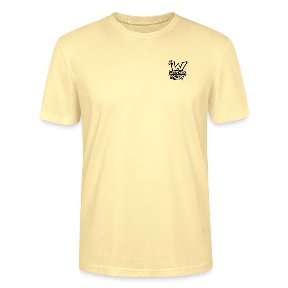 Permission to Breathe - Cotton Unisex Tshirt (Graffiti Version) - cream