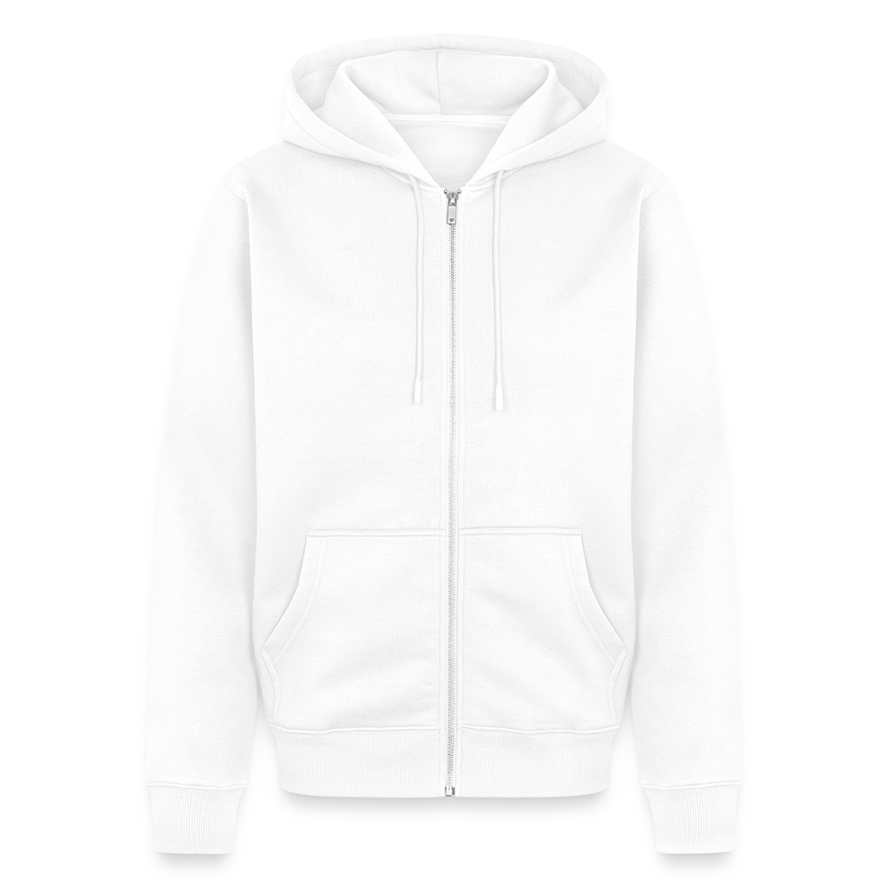 Graffiti No Comply - Unisex Organic Hooded Jacket - white