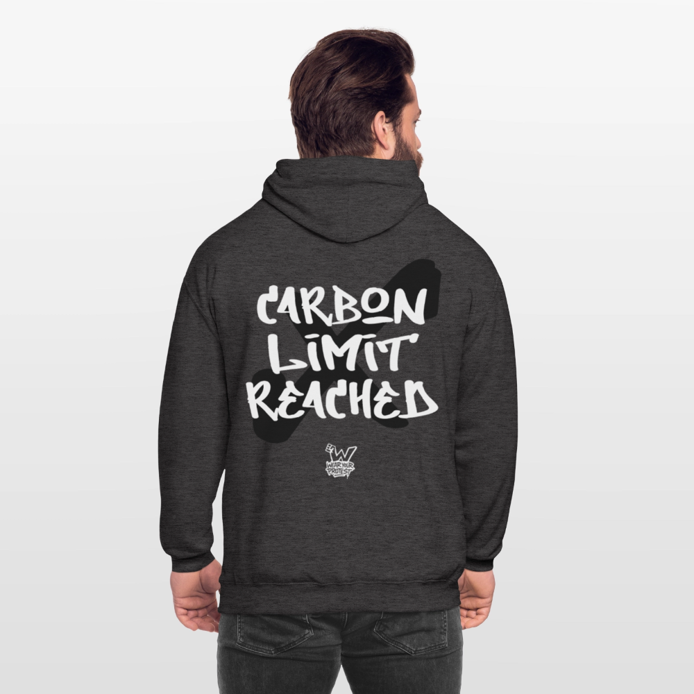 Limit Reached - Cotton Unisex Hoodie - charcoal grey