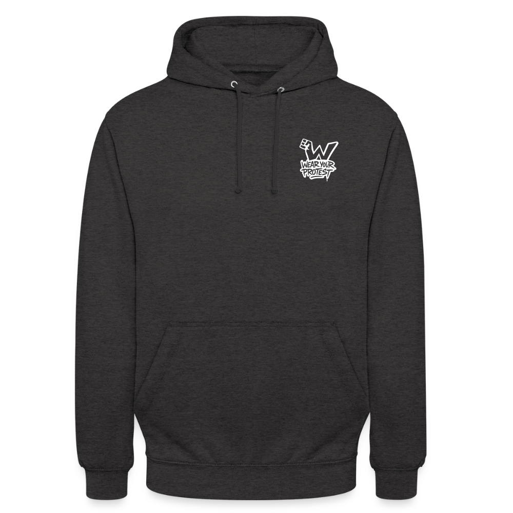 Permission to Breathe - Cotton Unisex Hoodie - charcoal grey