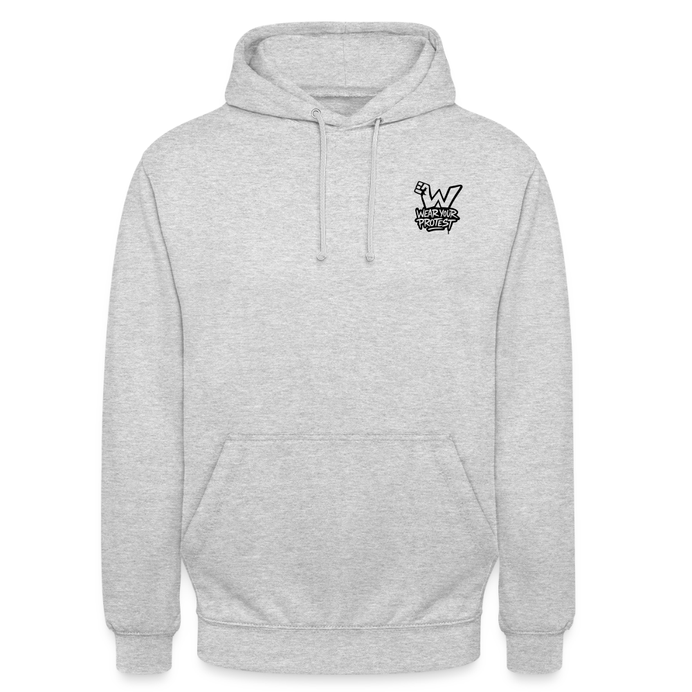 Permission to Breathe - Cotton Unisex Hoodie - light heather grey
