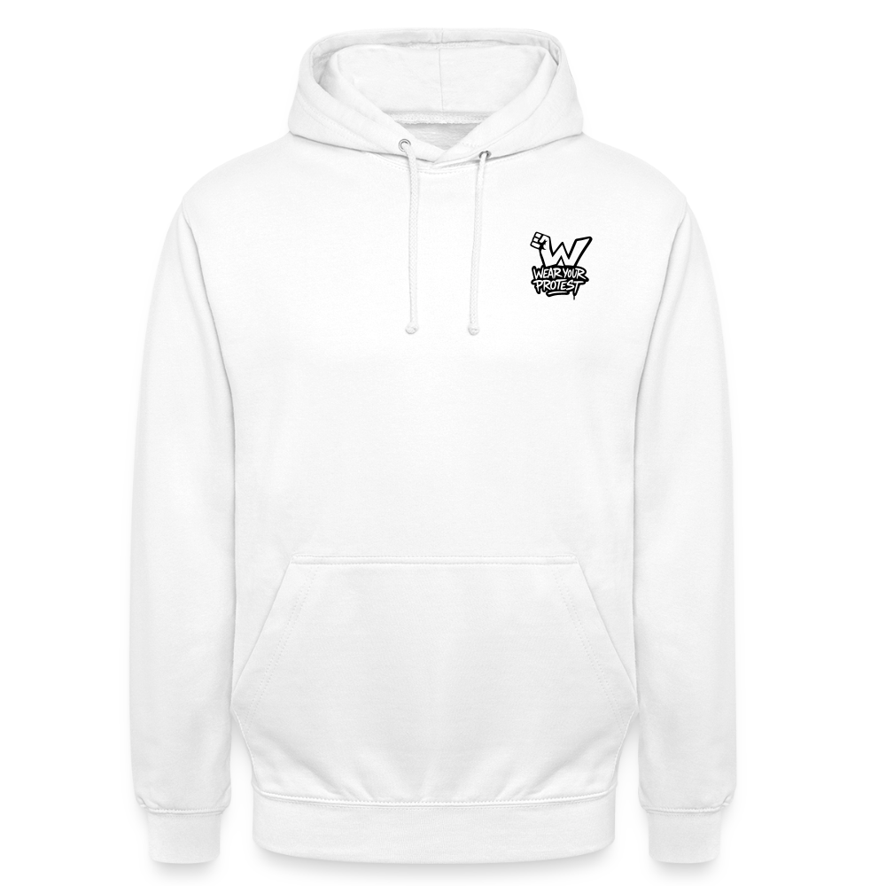 Permission to Breathe - Cotton Unisex Hoodie - white