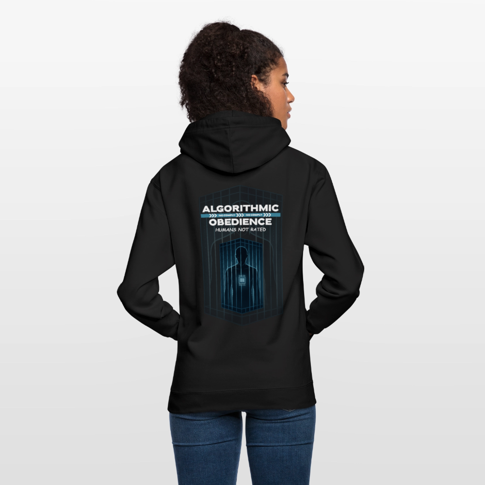 Obedience - Cotton Unisex Hoodie - black
