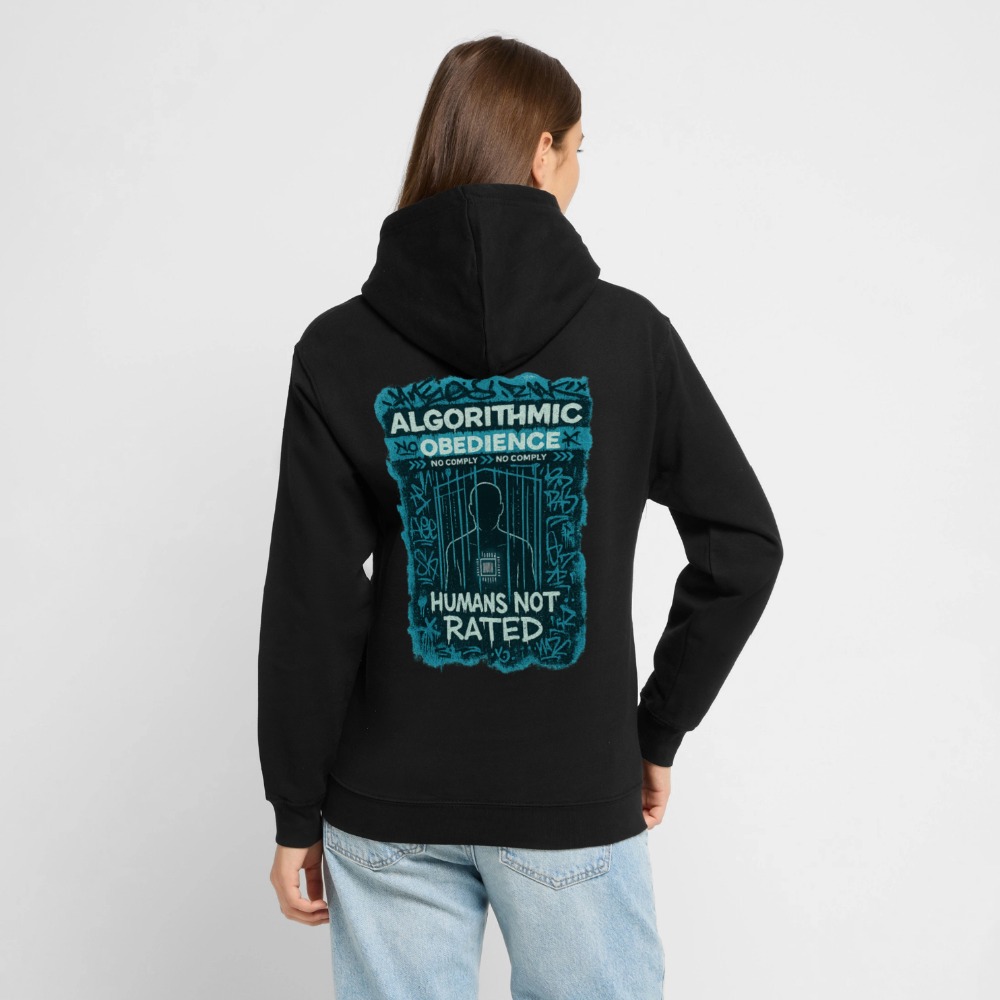 Obedience - Cotton Unisex Hoodie - black