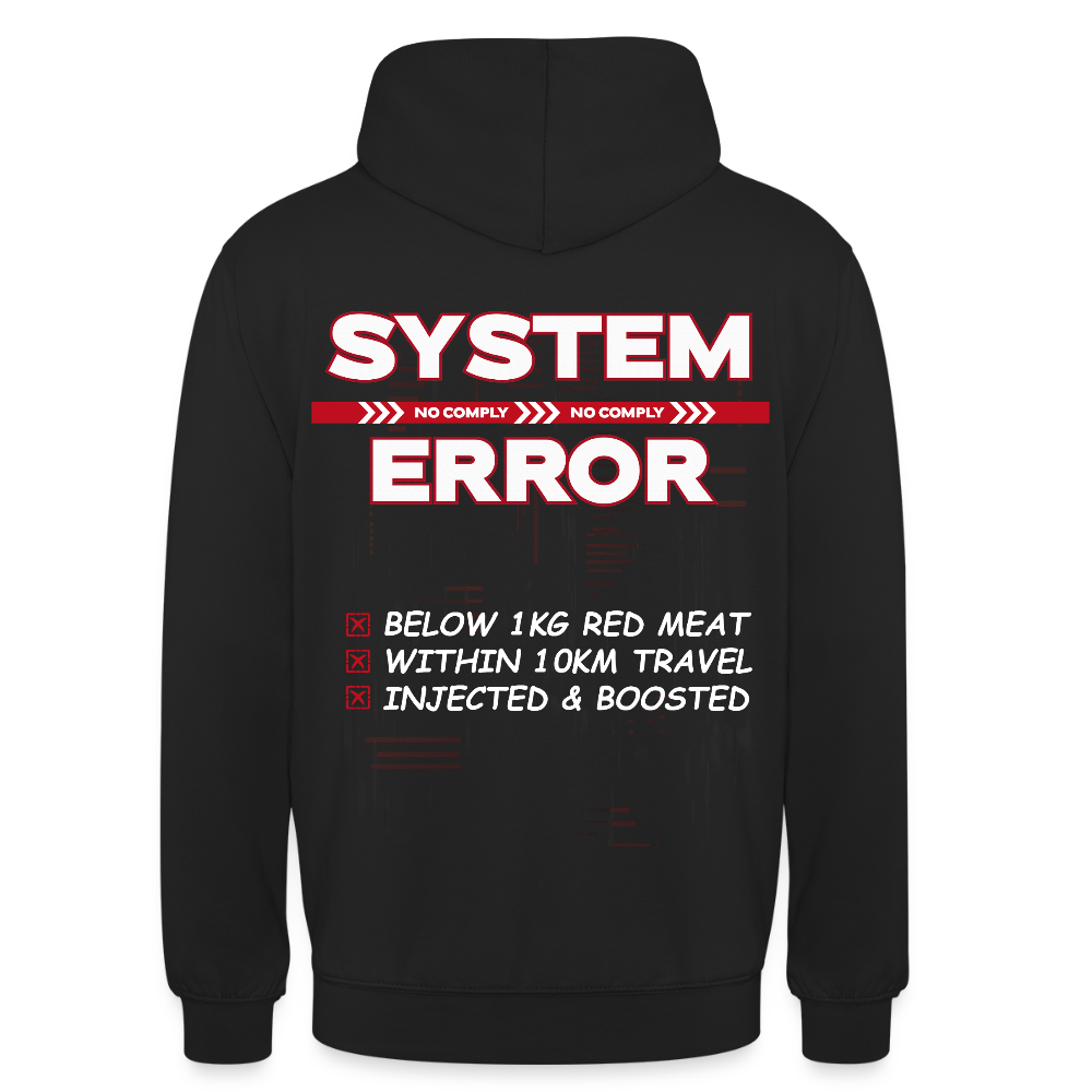 No Comply - Cotton Unisex Hoodie - black