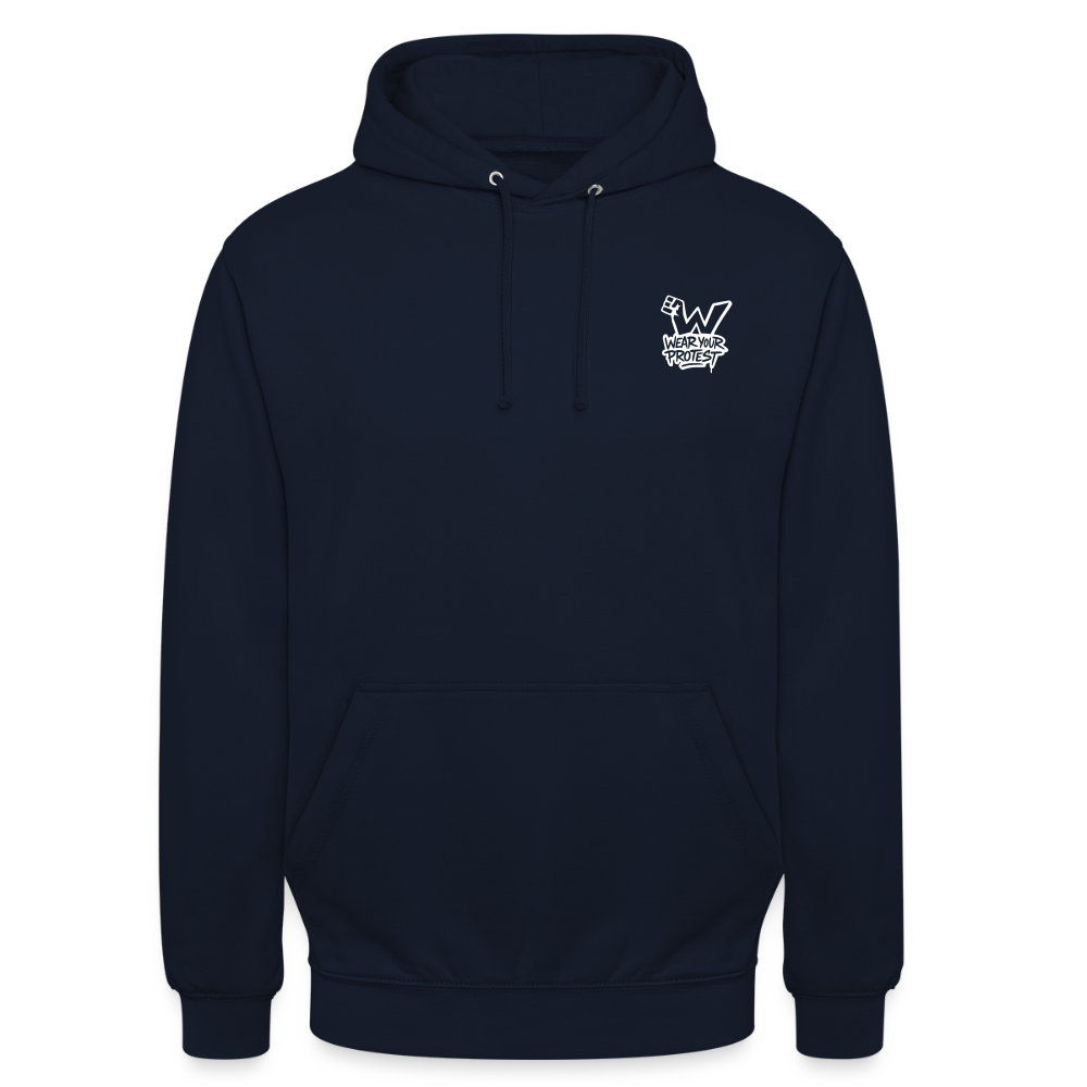 Permission to Breathe - Cotton Unisex Hoodie - navy