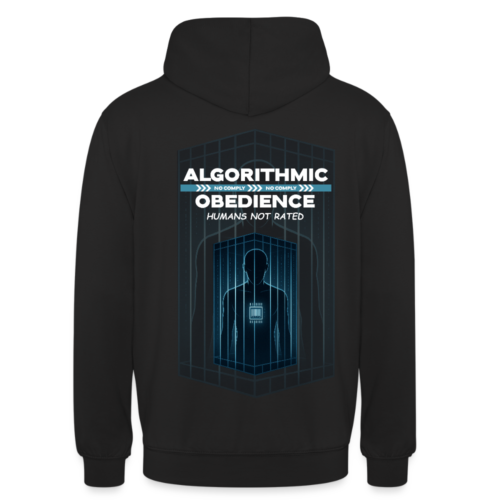 Obedience - Cotton Unisex Hoodie - black