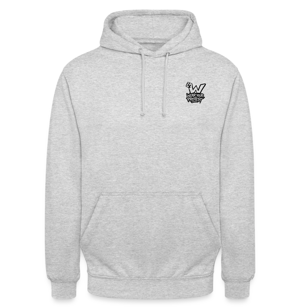 Permission to Breathe - Cotton Unisex Hoodie - light heather grey
