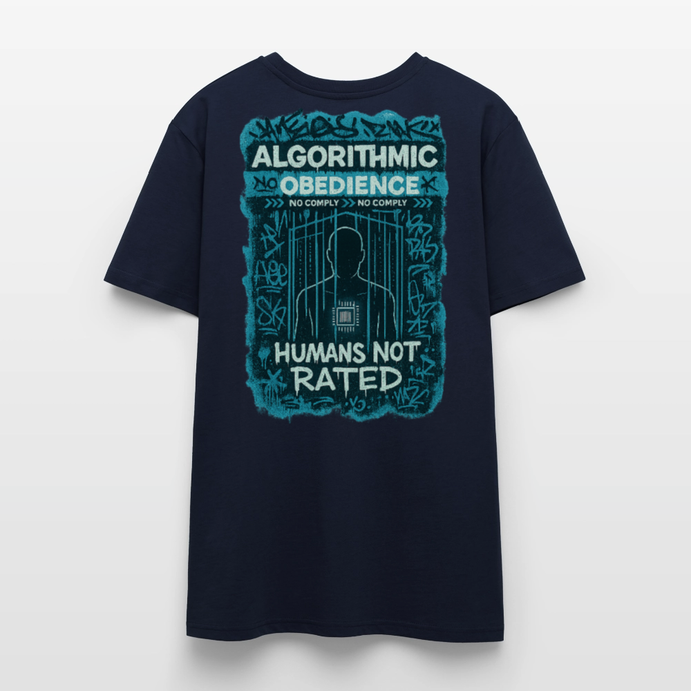 Obedience - Cotton Unisex T-Shirt - navy