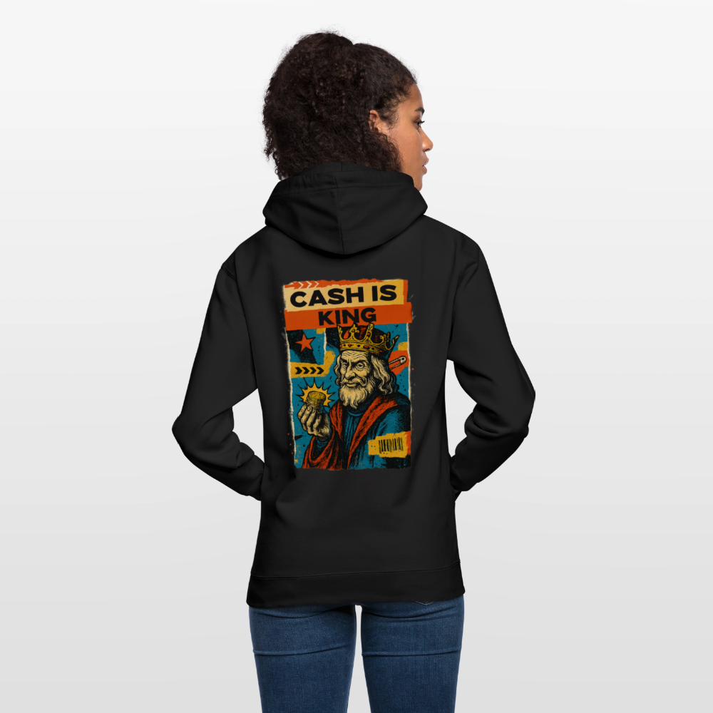 Cash is King - Cotton Unisex Hoodie - black