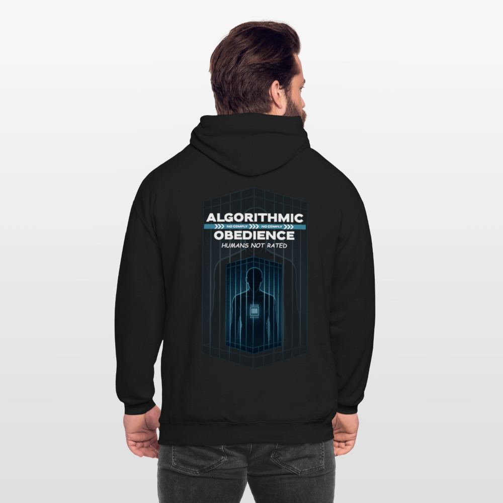 Obedience - Cotton Unisex Hoodie - black