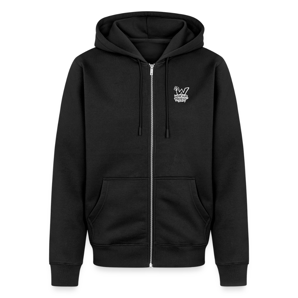 Wear Your Protest - Unisex Organic Hooded Jacket - black