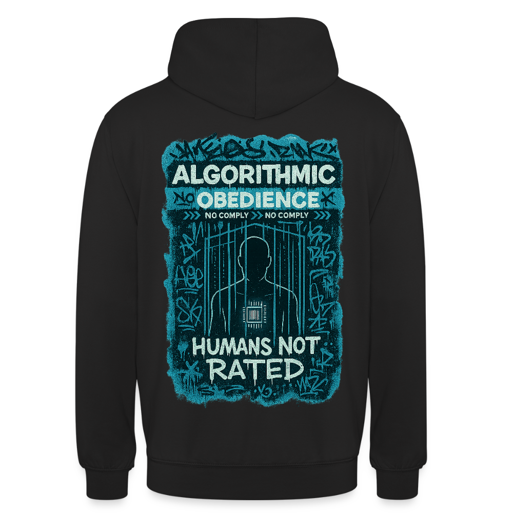 Obedience - Cotton Unisex Hoodie - black