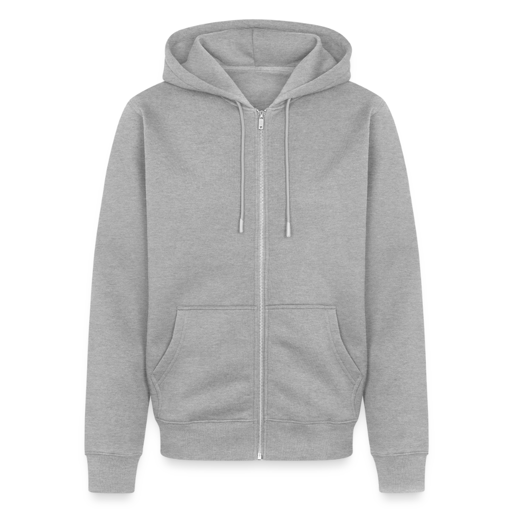 Graffiti No Comply - Unisex Organic Hooded Jacket - heather grey